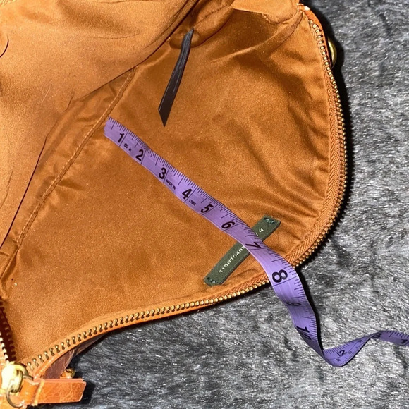 Anthropologie brown zipper pull pouch bag - Picture 9 of 17